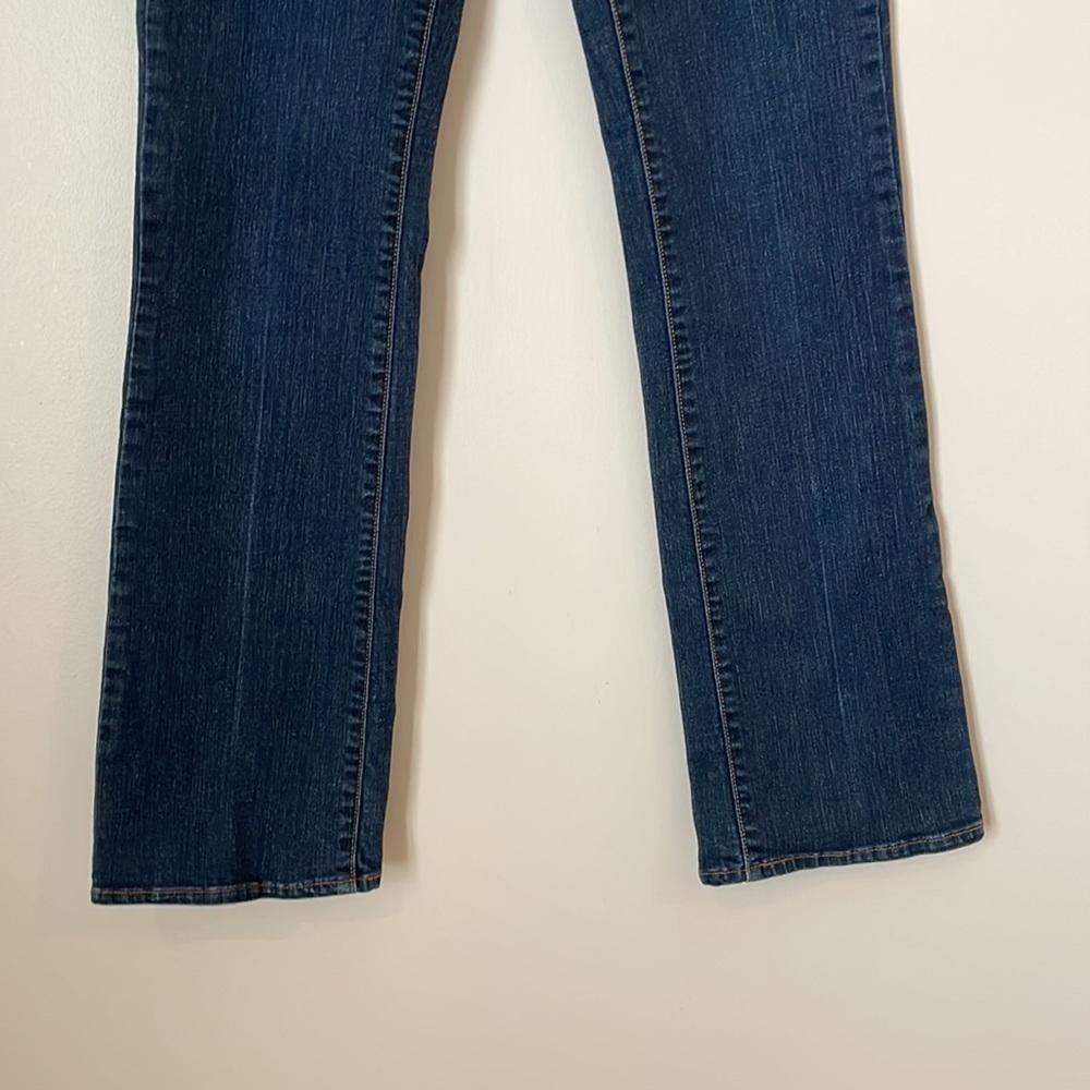 Levi Jeans 512 Bootcut Perfectly Slimming Stretch Size 6L Dark Wash 28x34 - Picture 4 of 13